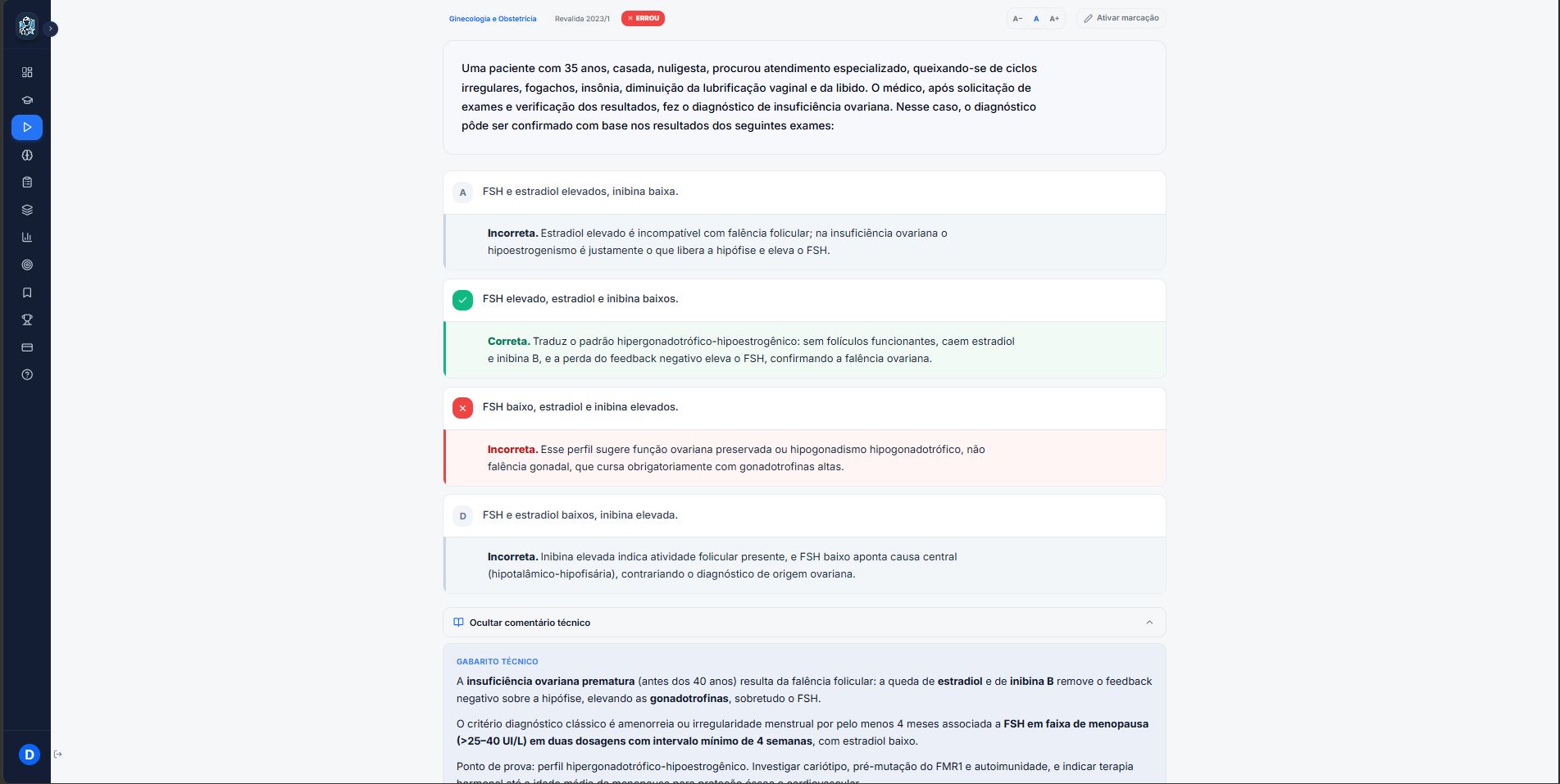 Questão com correção comentada no Do Zero ao CRM
